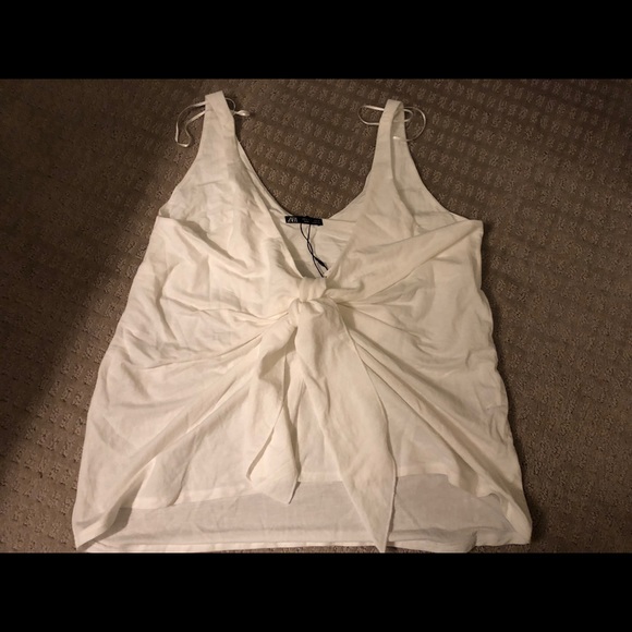 Zara Tops - Zara, white tank top.